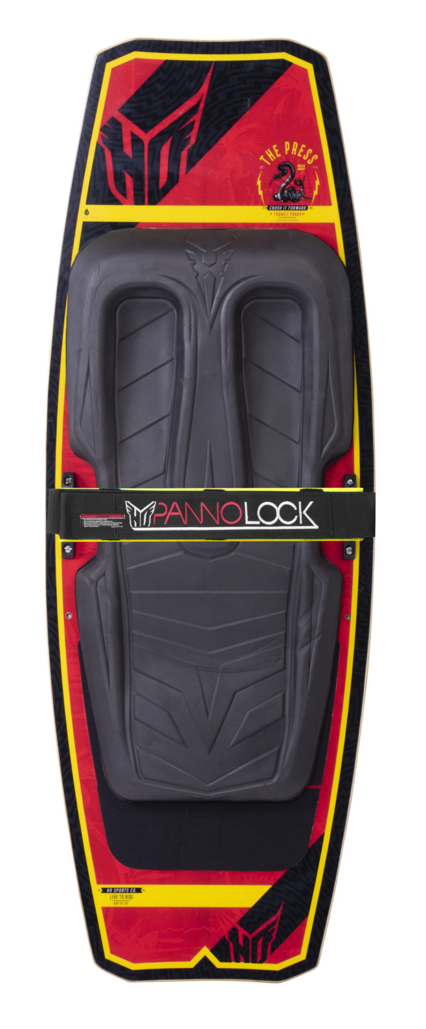 2020 HO Sports The Press Cable Kneeboard w/Pannolock Strap Wake World